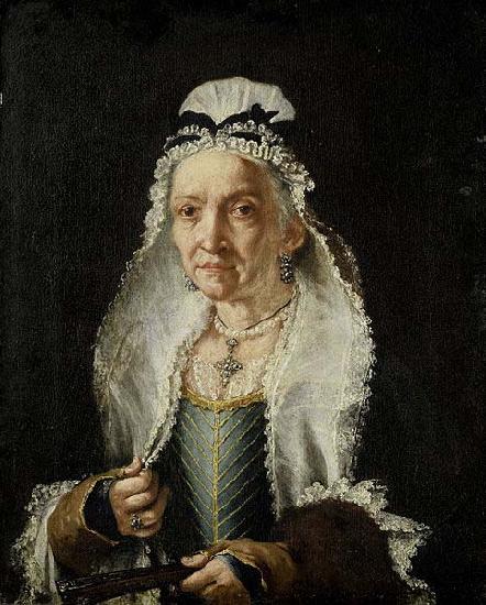 Circle of Fra Galgario Portrait of an Old Lady oil painting picture